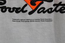 Load image into Gallery viewer, Vintage Hershey&#39;s Exercise Your Good Taste Tshirt sz XL (fits sz L)
