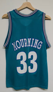 Alonzo Mourning Hornets Jersey sz 36/S