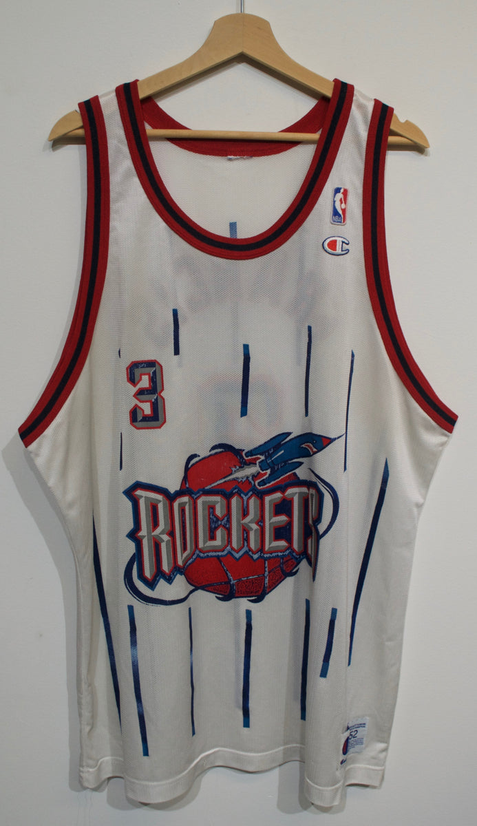 Steve Francis Rockets Pinstripe Jersey sz 52/XXL – First Team Vintage