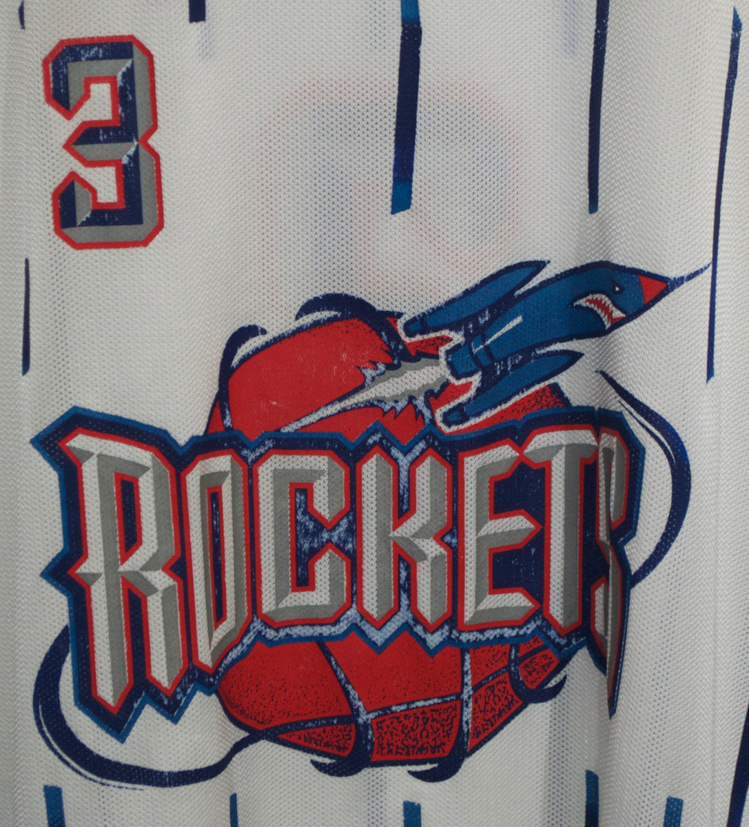 Steve Francis Rockets Pinstripe Jersey sz 52/XXL – First Team Vintage