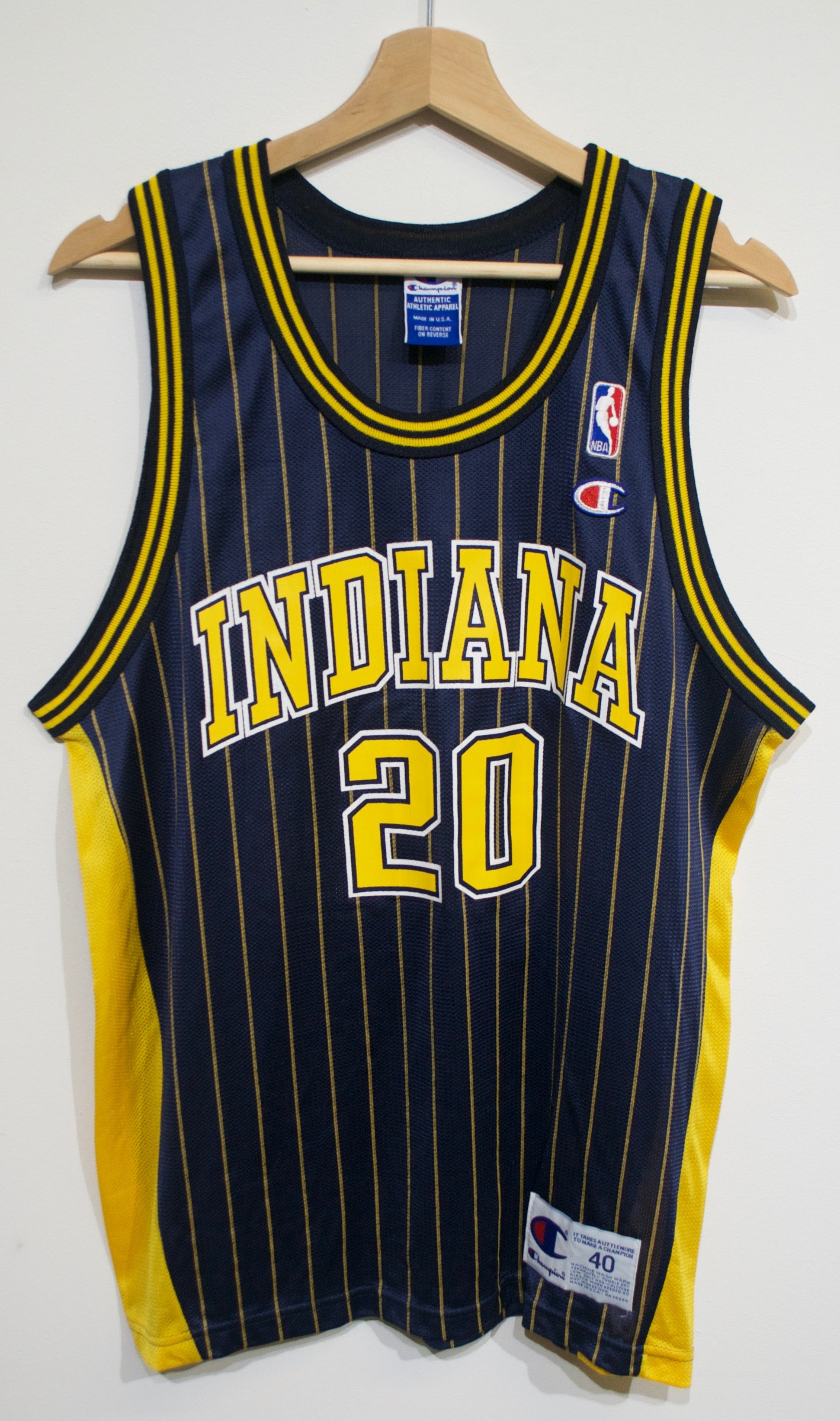 Fred Hoiberg Pacers Jersey sz 40 M