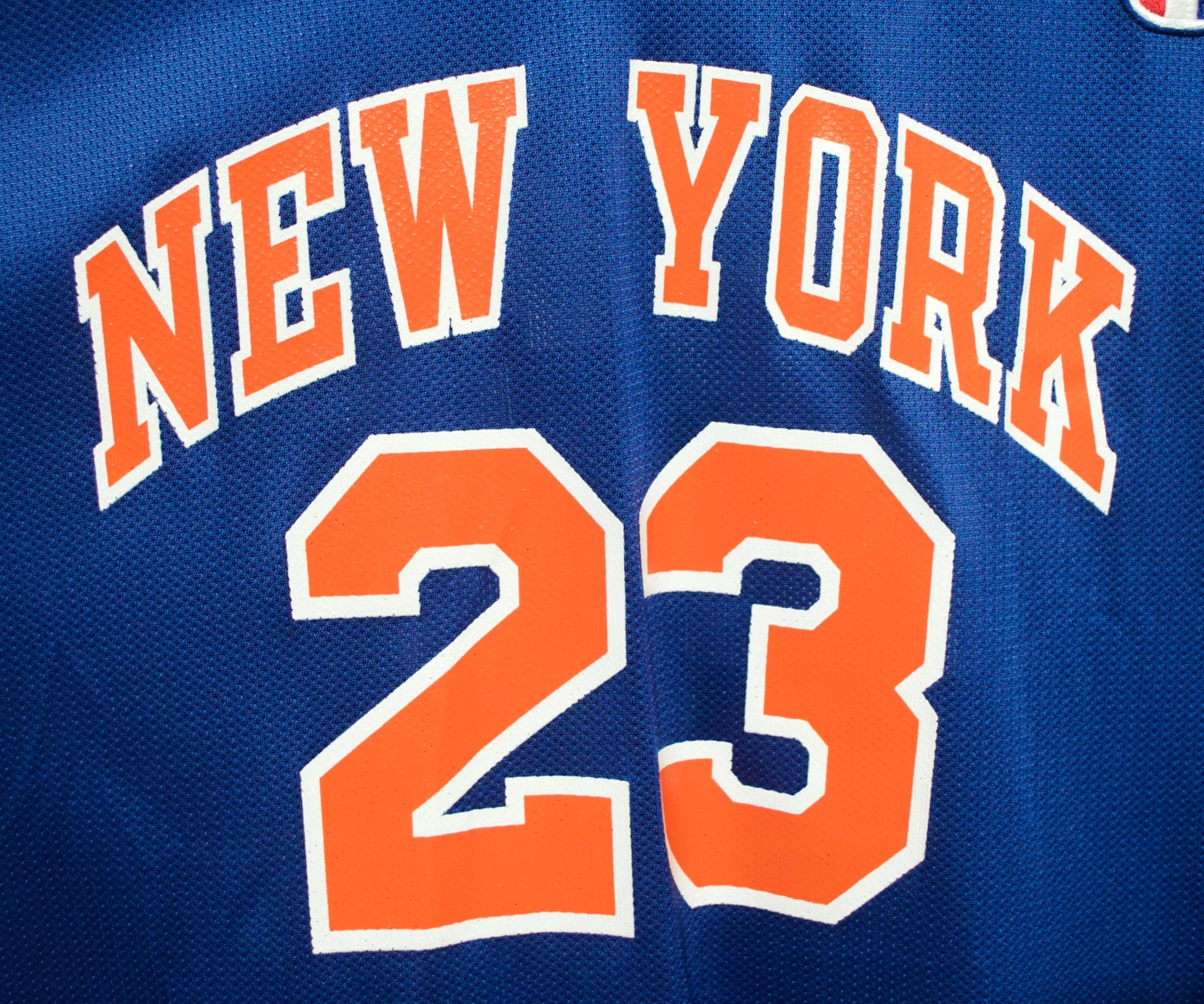Vintage NBA Champion New York Knicks Marcus Camby Orange Jersey Youth M  10-12