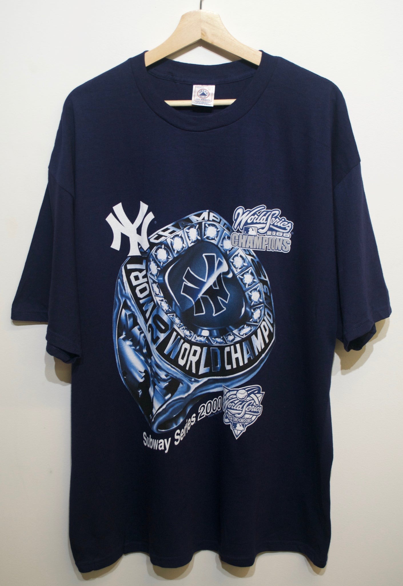 Yankees 2000 Subway Series Ring Tshirt sz 2XL Brand New – First