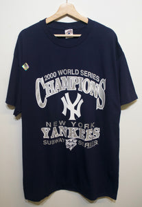 Yankees 2000 Subway Series Championship Tshirt sz XL Brand New