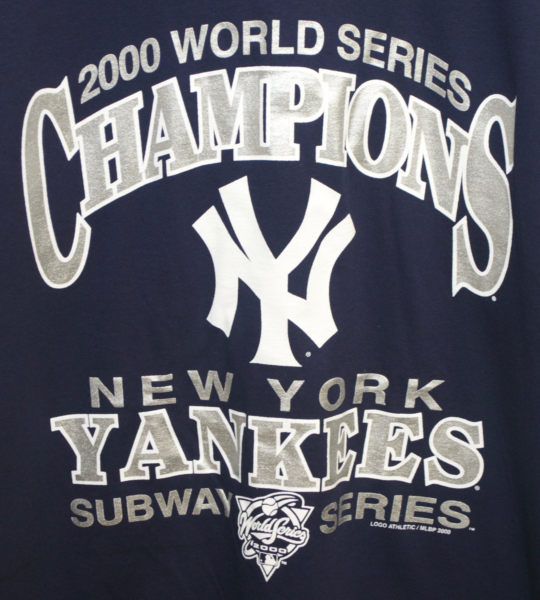 Yankees 2000 Subway Series Championship Tshirt sz L Brand New – First Team  Vintage