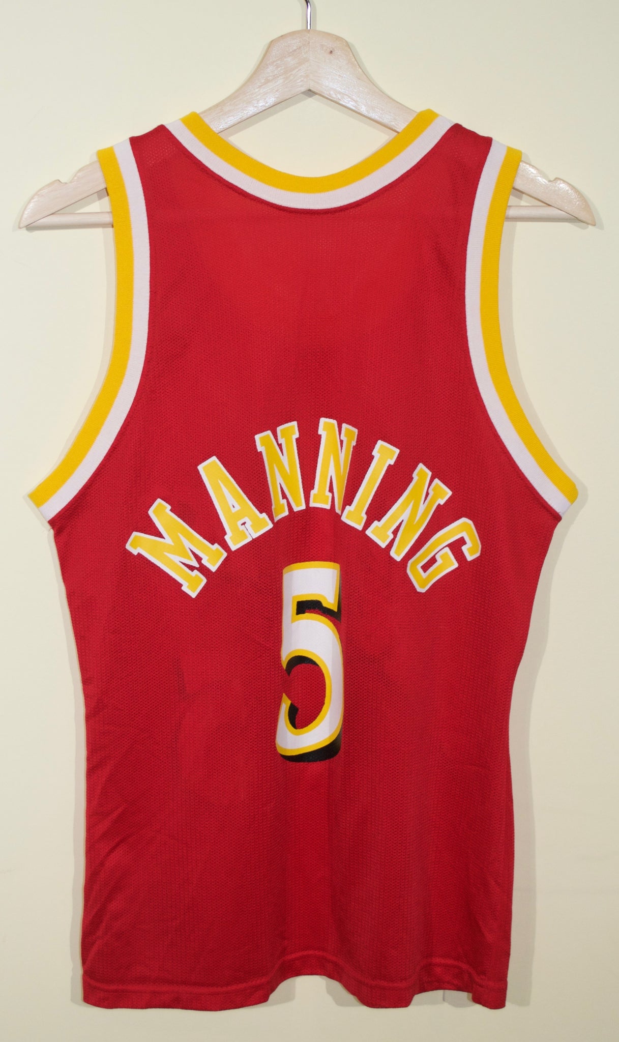 Danny Manning Hawks Jersey sz 36/S – First Team Vintage