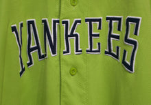 Load image into Gallery viewer, Yankees Neon Green Starter Jersey sz 4XL