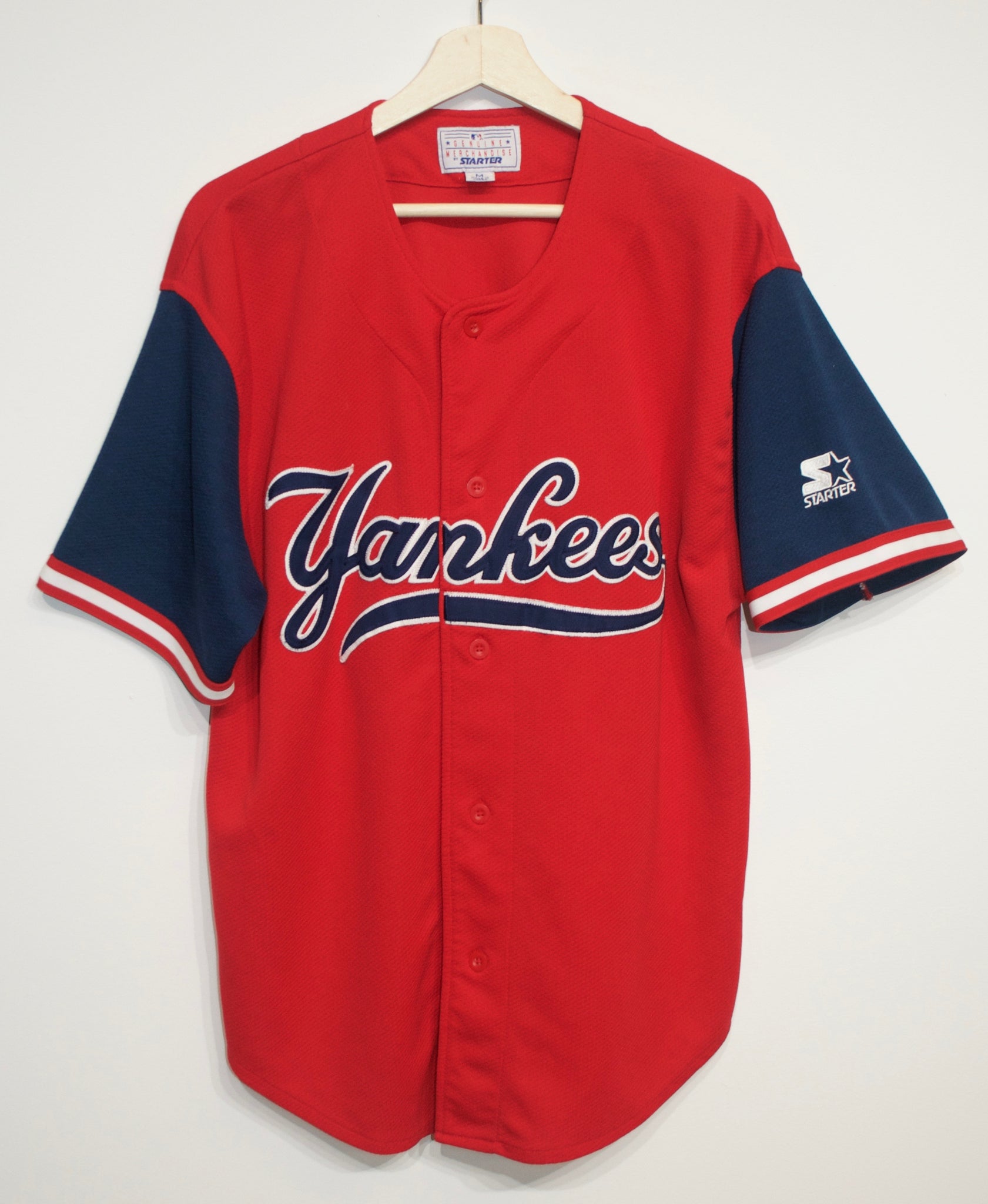 Yankees Starter Script Jersey sz M – First Team Vintage