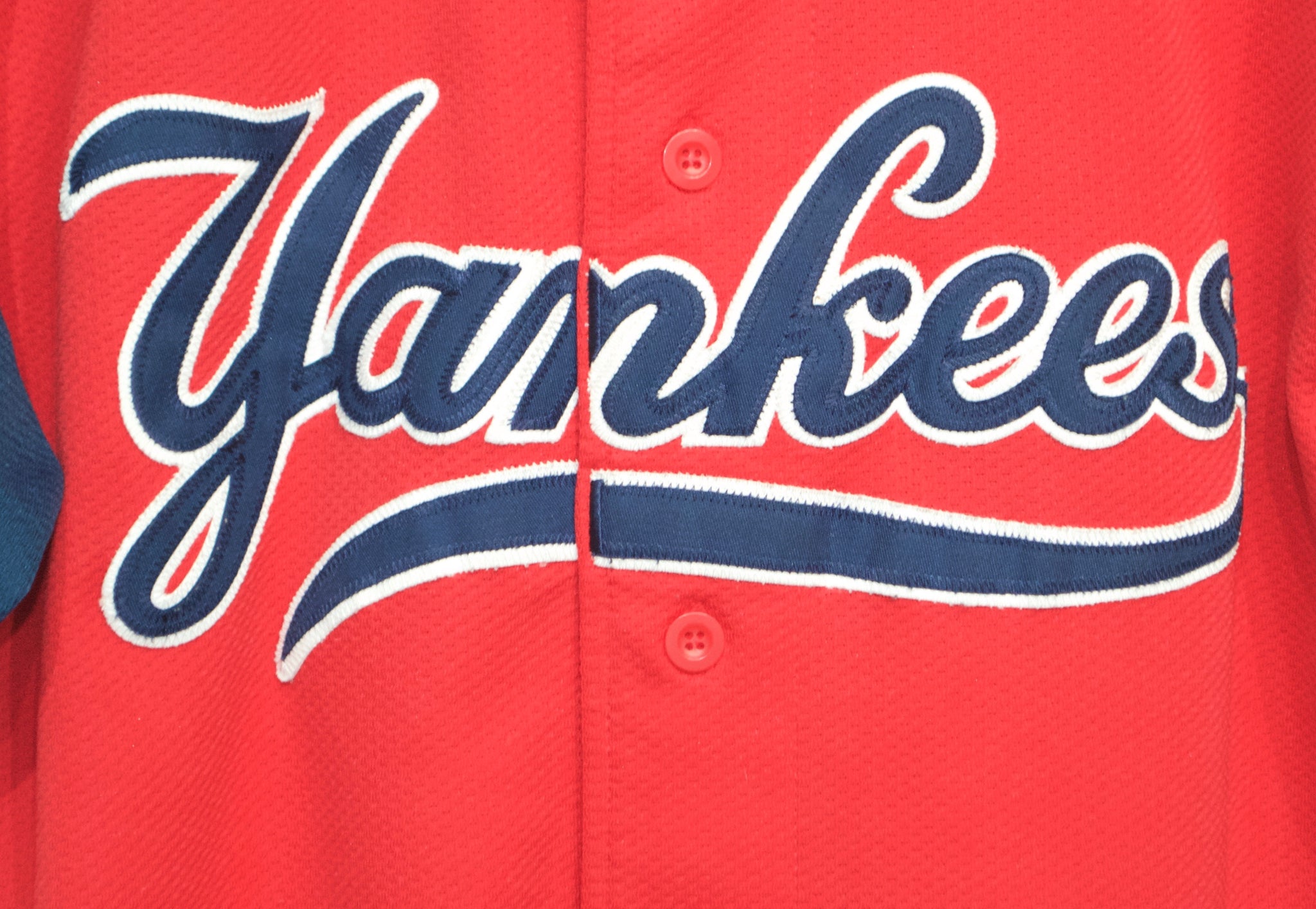 Yankees Neon Green Starter Jersey sz 4XL – First Team Vintage